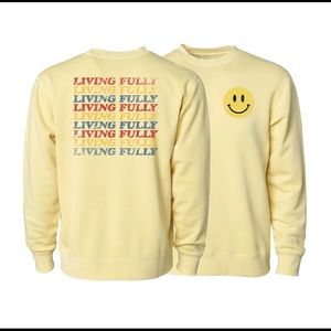 NWOT Mallory Ervin Living Fully Collection Crewneck Sweatshirt